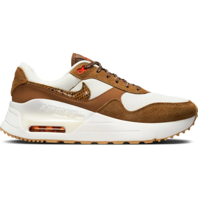 NIKE WOMEN'S AIR MAX SYSTM SE WHITE/BROWN SHOES sold by INSPORT
