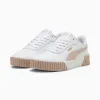PUMA WOMEN'S CARINA 2.0 WHITE/LATTE SNEAKER SHOES sold by INSPORT