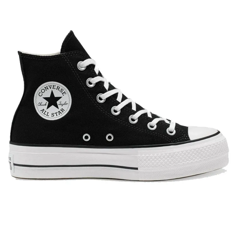 CONVERSE WOMEN'S CHUCK TAYLOR ALL STAR LIFT HIGH TOP PLATFORM BLACK SHOE sold by INSPORT