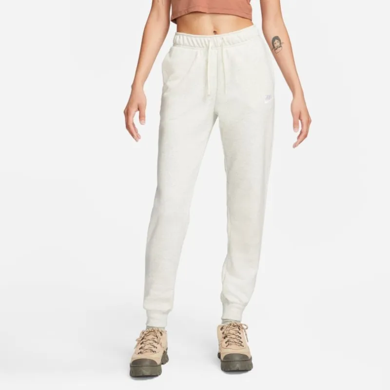 NIKE WOMEN'S SPORTSWEAR CLUB FLEECE MID-RISE BEIGE TRACKPANTS sold by INSPORT