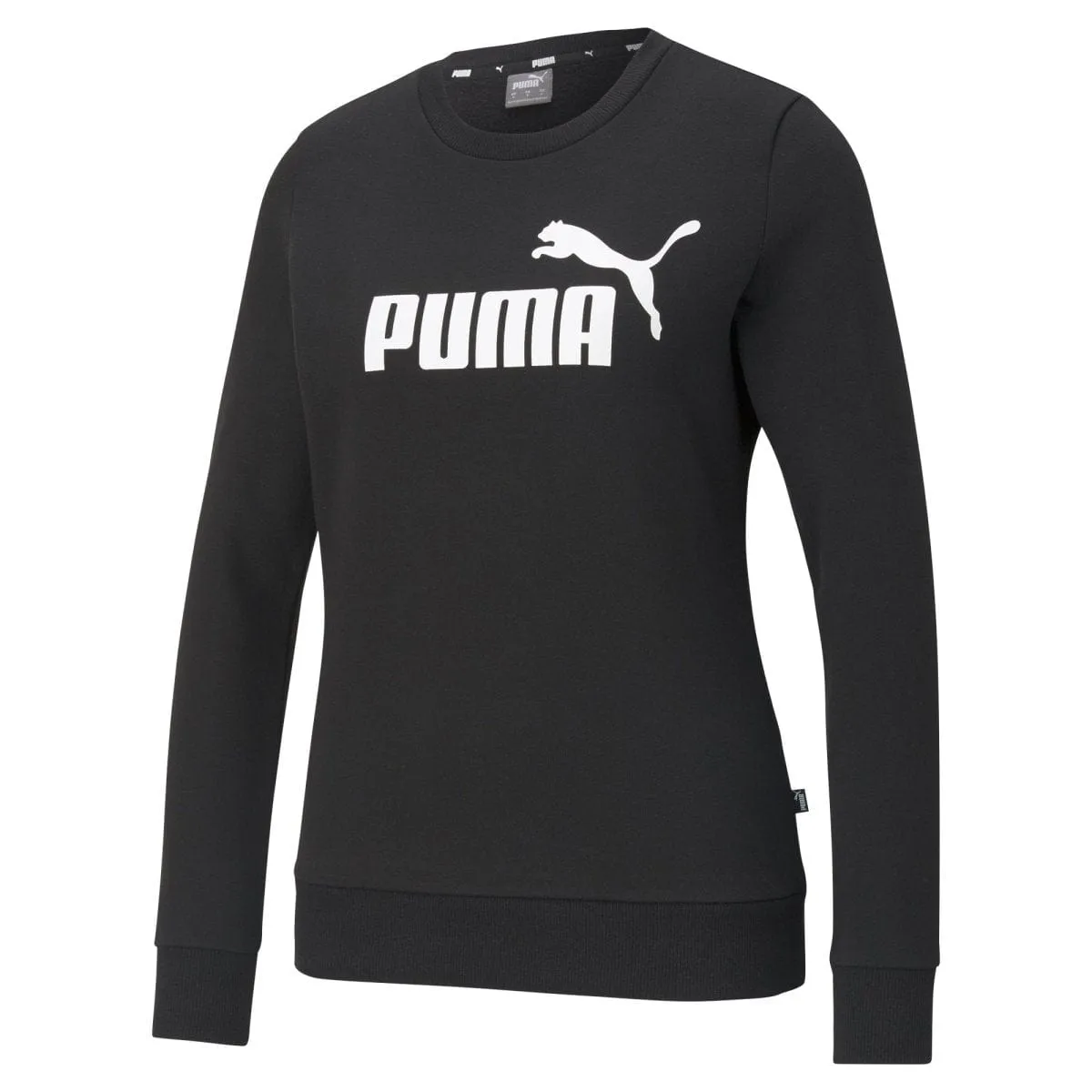 PUMA WOMEN'S ESSENTIAL LOGO BLACK FLEECE SWEATSHIRT sold by INSPORT