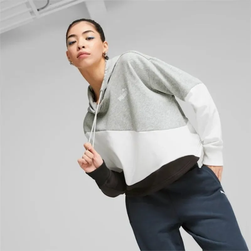 PUMA WOMEN'S POWER CAT GREY HOODIE sold by INSPORT