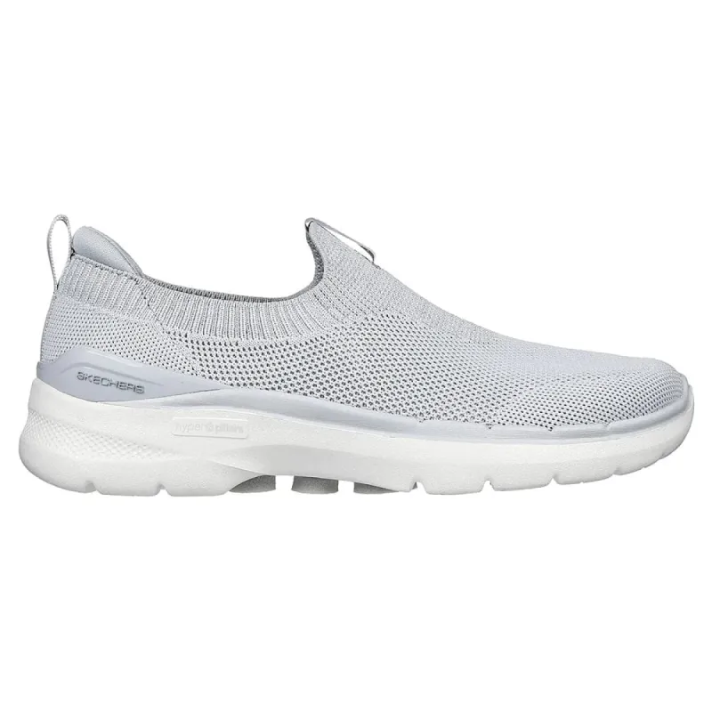 Skechers Women's Gowalk 6 - Vibrant Smile Grey Slip-On Shoes sold by INSPORT