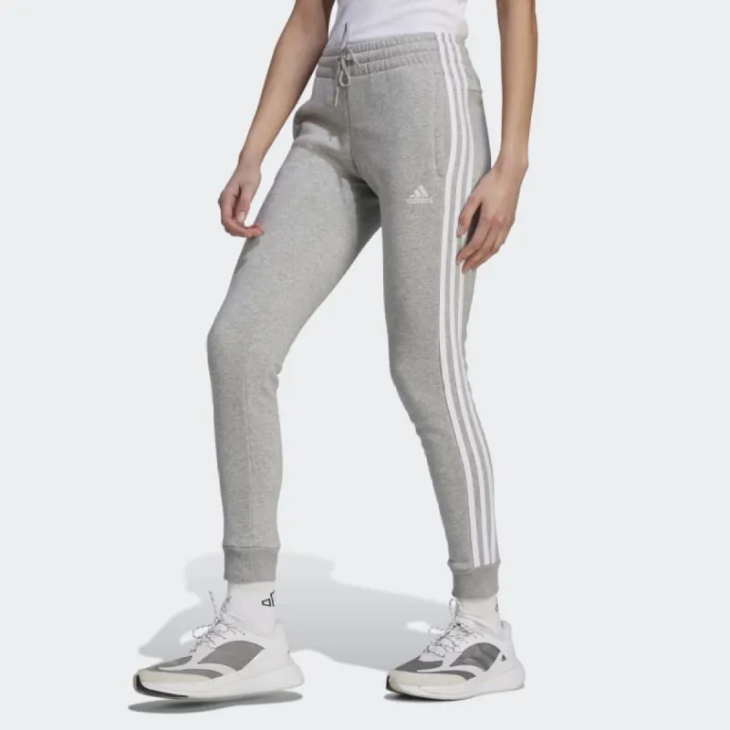 ADIDAS WOMEN'S 3-STRIPE FLEECE GREY PANTS sold by INSPORT