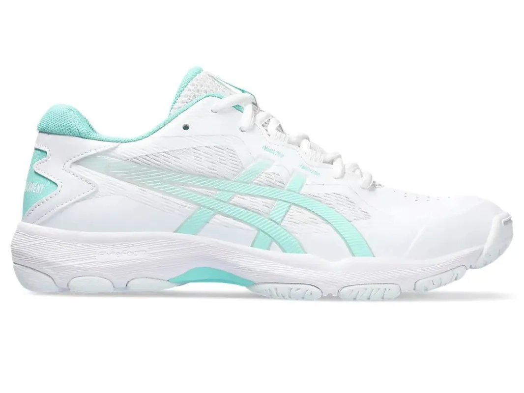 ASICS WOMEN'S NETBURNER ACADEMY 9 WHITE/BLUE NETBALL SHOES sold by INSPORT