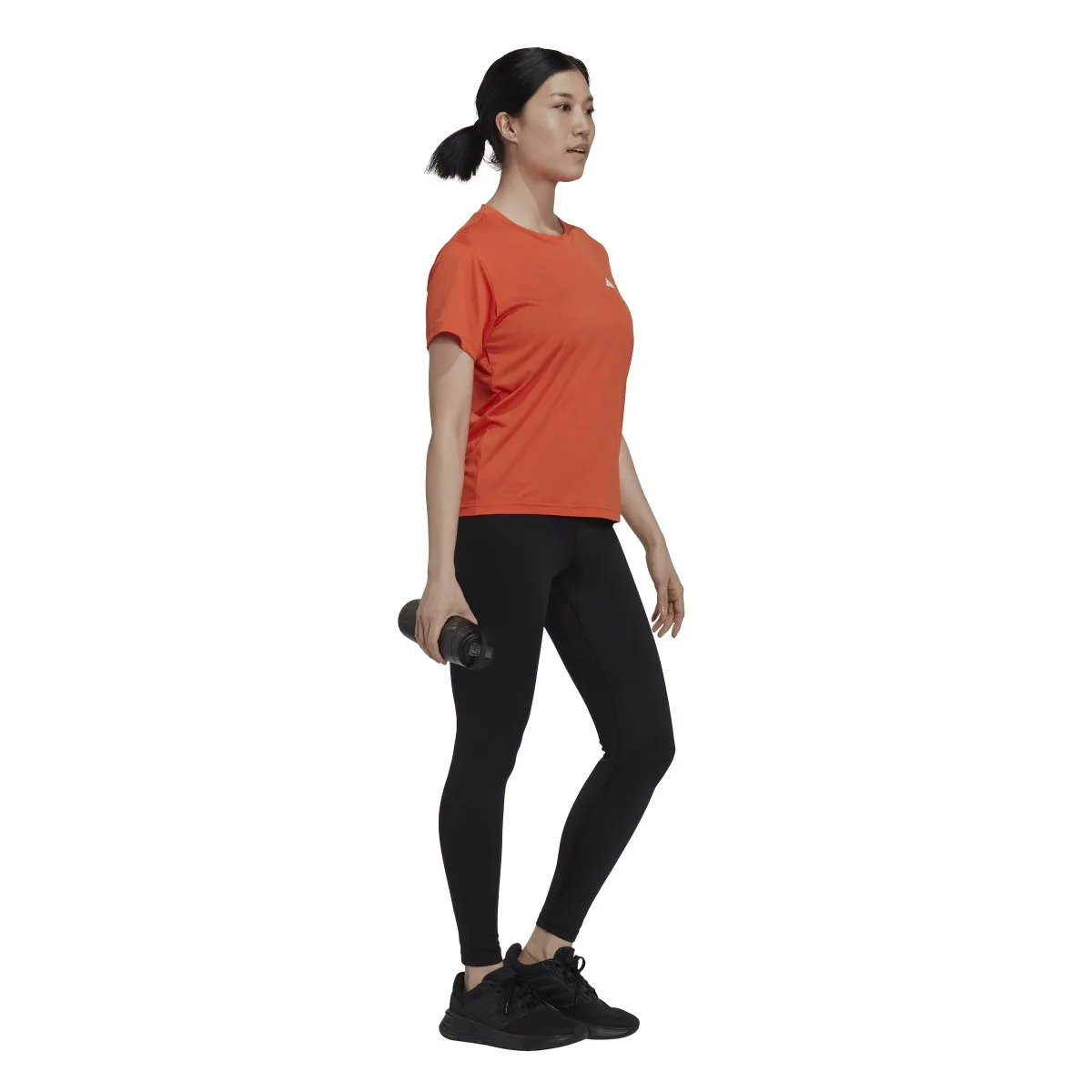 ADIDAS WOMEN'S TRAINING ESSENTIALS HIGH-WAISTED 7/8 BLACK TIGHTS sold by INSPORT product image thumbnail 5