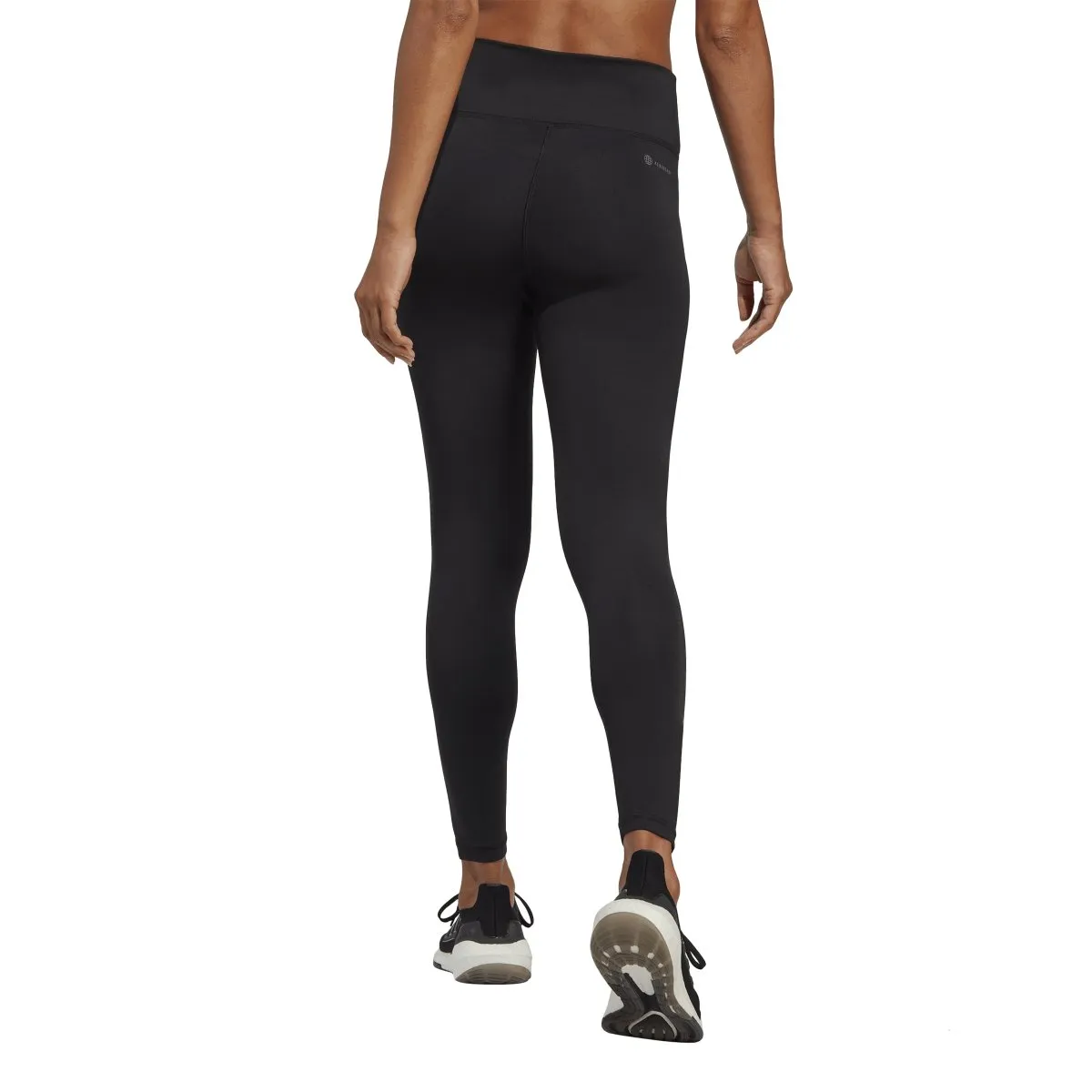 ADIDAS WOMEN'S TRAINING ESSENTIALS HIGH-WAISTED 7/8 BLACK TIGHTS sold by INSPORT product image thumbnail 2