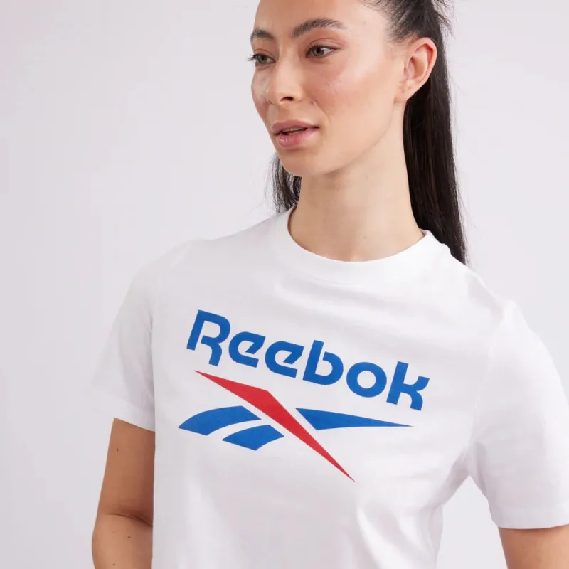 REEBOK WOMEN'S ID CROP WHITE TEE sold by INSPORT