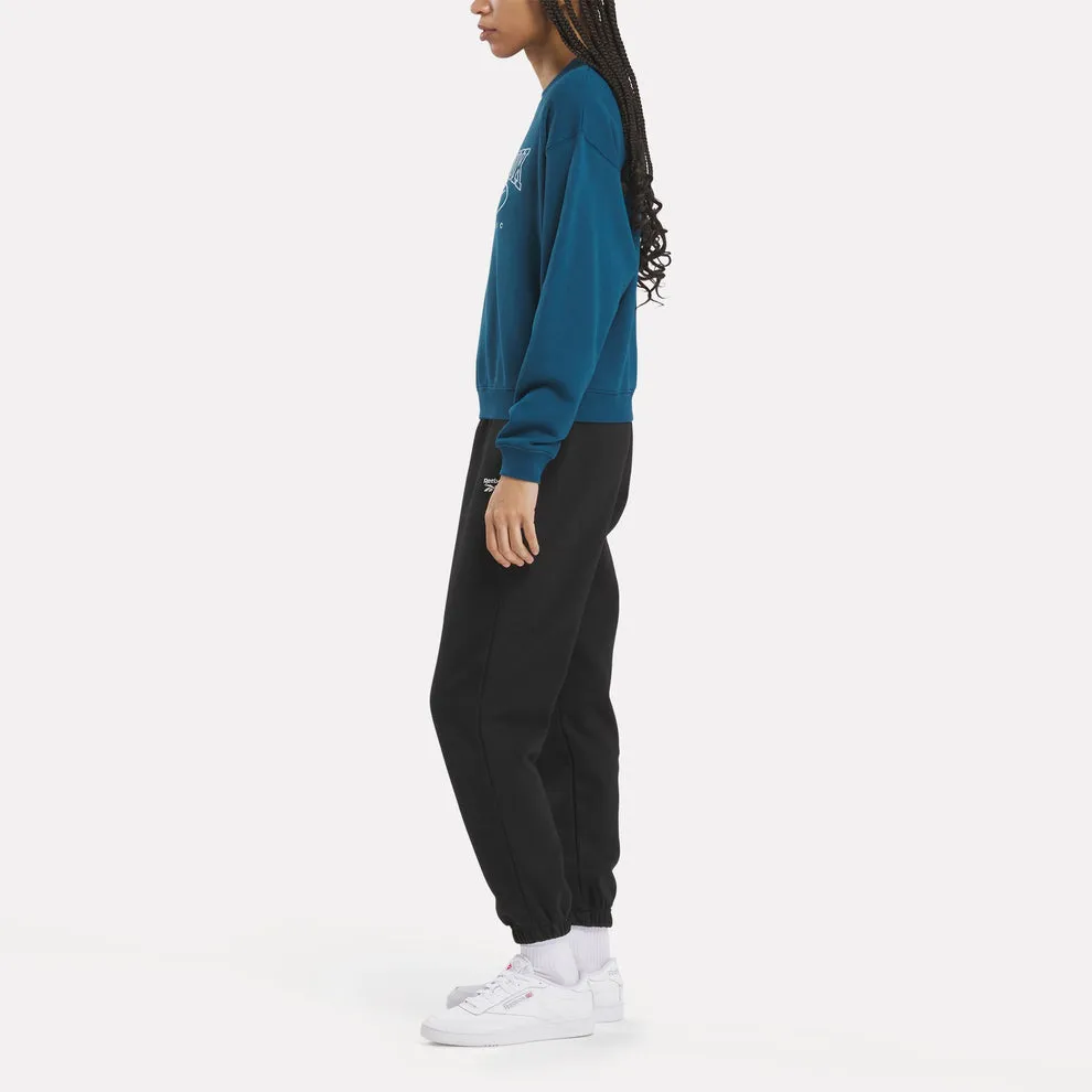 REEBOK WOMEN'S ARCHIVE EVOLUTION CREW BLUE SWEATSHIRT sold by INSPORT product image thumbnail 4