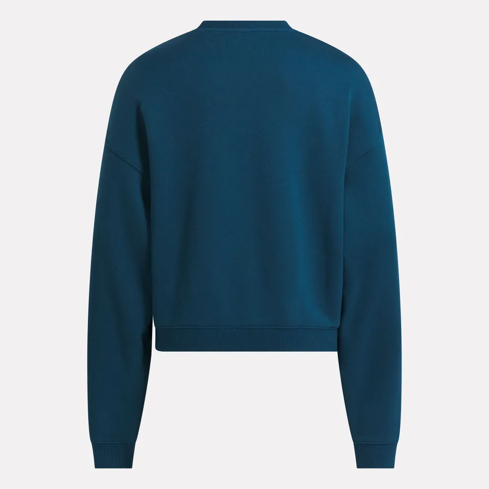 REEBOK WOMEN'S ARCHIVE EVOLUTION CREW BLUE SWEATSHIRT sold by INSPORT product image thumbnail 5