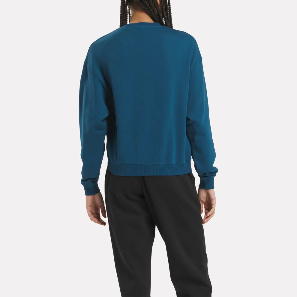 REEBOK WOMEN'S ARCHIVE EVOLUTION CREW BLUE SWEATSHIRT sold by INSPORT product image thumbnail 3