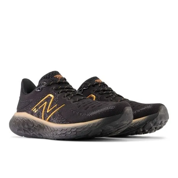 NEW BALANCE WOMEN'S 1080 V12 FRESH FOAM BLACK/GOLD RUNNING SHOES sold by INSPORT product image thumbnail 4