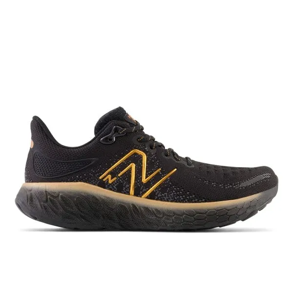 NEW BALANCE WOMEN'S 1080 V12 FRESH FOAM BLACK/GOLD RUNNING SHOES sold by INSPORT