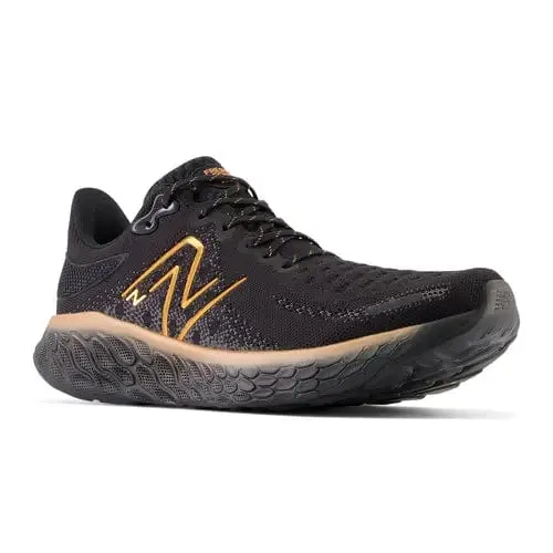 NEW BALANCE WOMEN'S 1080 V12 FRESH FOAM BLACK/GOLD RUNNING SHOES sold by INSPORT product image thumbnail 3