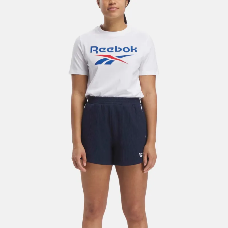 REEBOK WOMEN'S IDENTITY BIG LOGO WHITE TEE sold by INSPORT