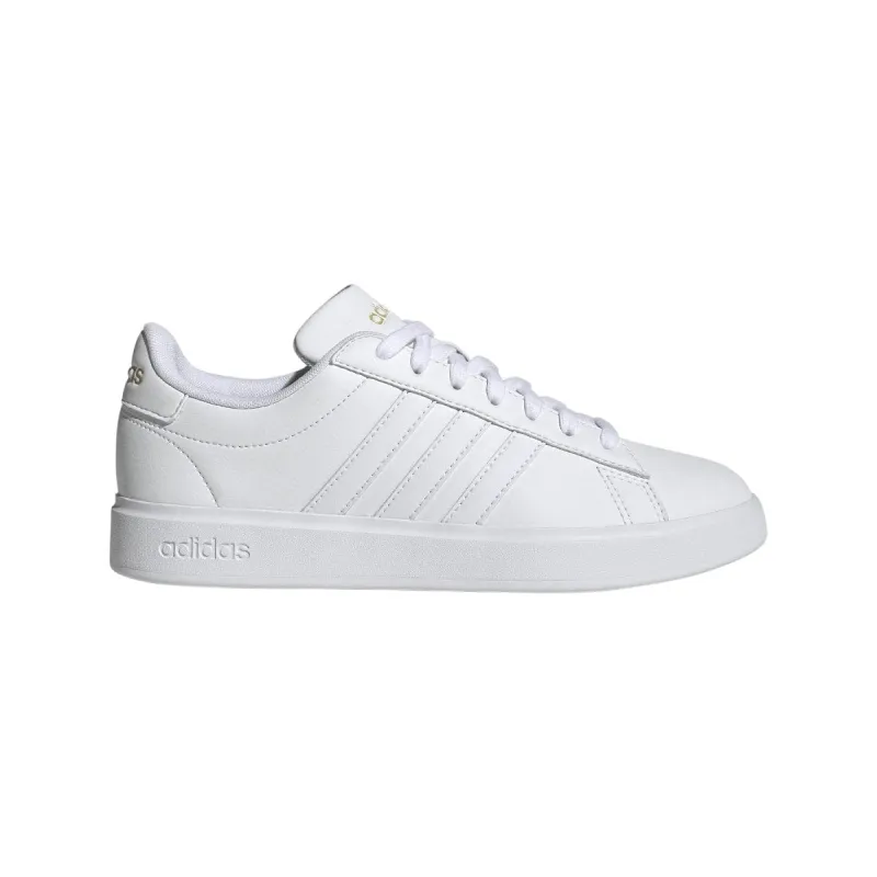 ADIDAS WOMEN'S GRAND COURT CLOUDFOAM LIFESTYLE COURT TRIPLE WHITE SHOES sold by INSPORT