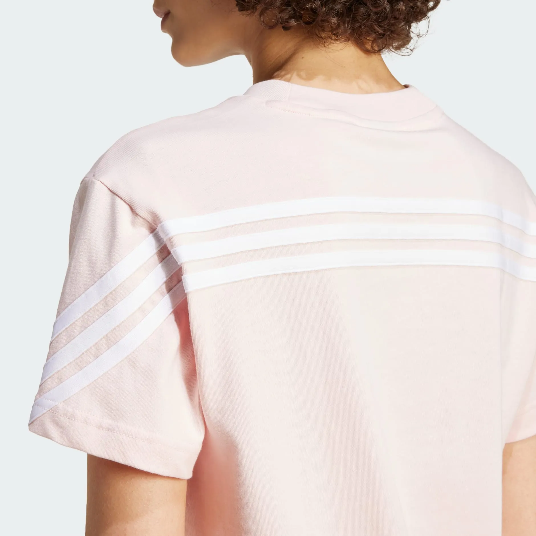 ADIDAS WOMEN'S FUTURE ICONS 3-STRIPES PINK TEE sold by INSPORT product image thumbnail 5