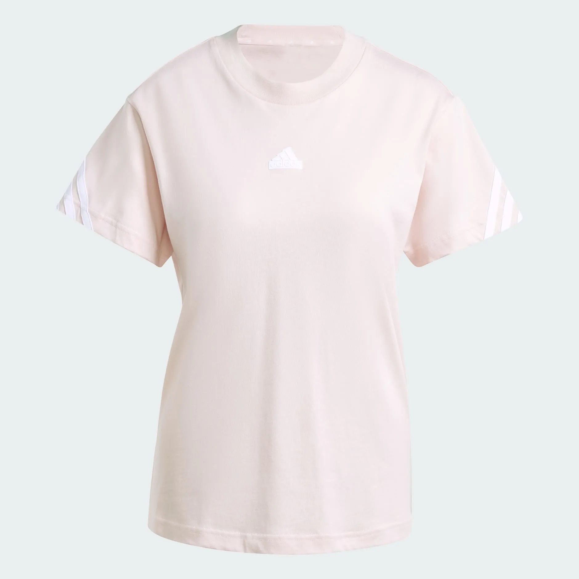 ADIDAS WOMEN'S FUTURE ICONS 3-STRIPES PINK TEE sold by INSPORT product image thumbnail 2