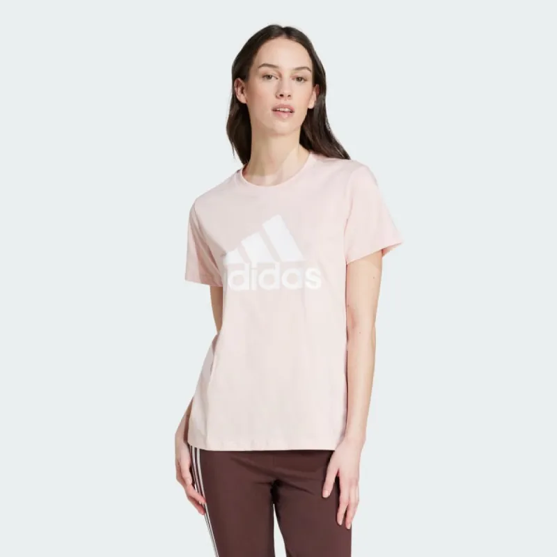 ADIDAS WOMEN'S BIG LOGO PINK TEE made by Adidas