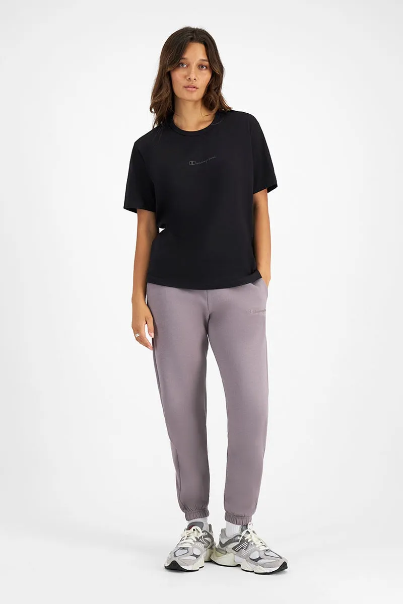 CHAMPION WOMEN'S SCRIPT TONAL BLACK TEE sold by INSPORT product image thumbnail 2