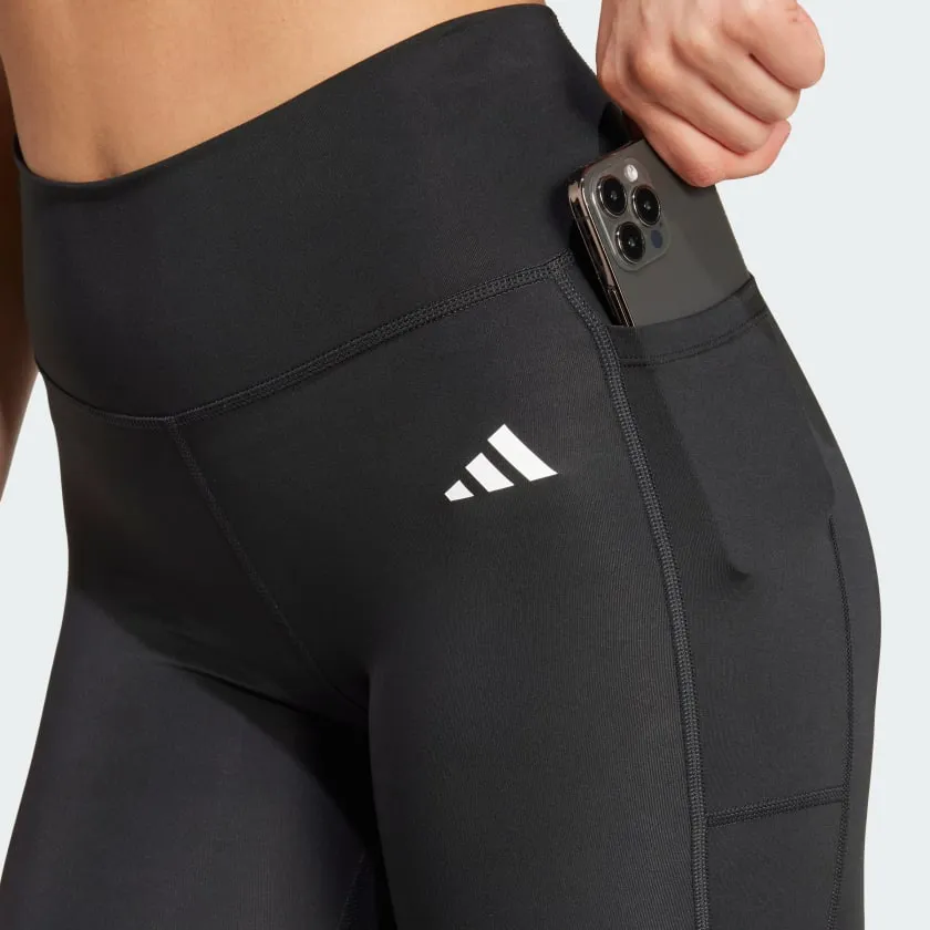 Adidas Women's Optime Essentials Pocket Back Full-Length Black Tight sold by INSPORT product image thumbnail 5