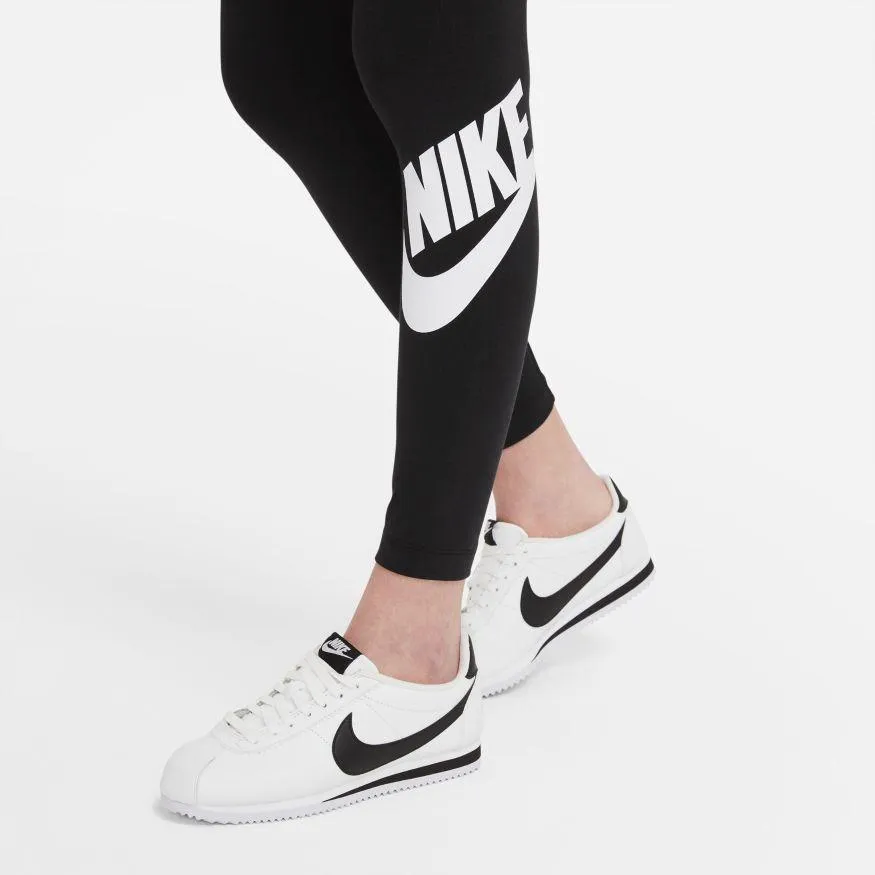NIKE WOMEN'S HIGH-RISE SPORTSWEAR ESSENTIAL BLACK TIGHTS sold by INSPORT product image thumbnail 4
