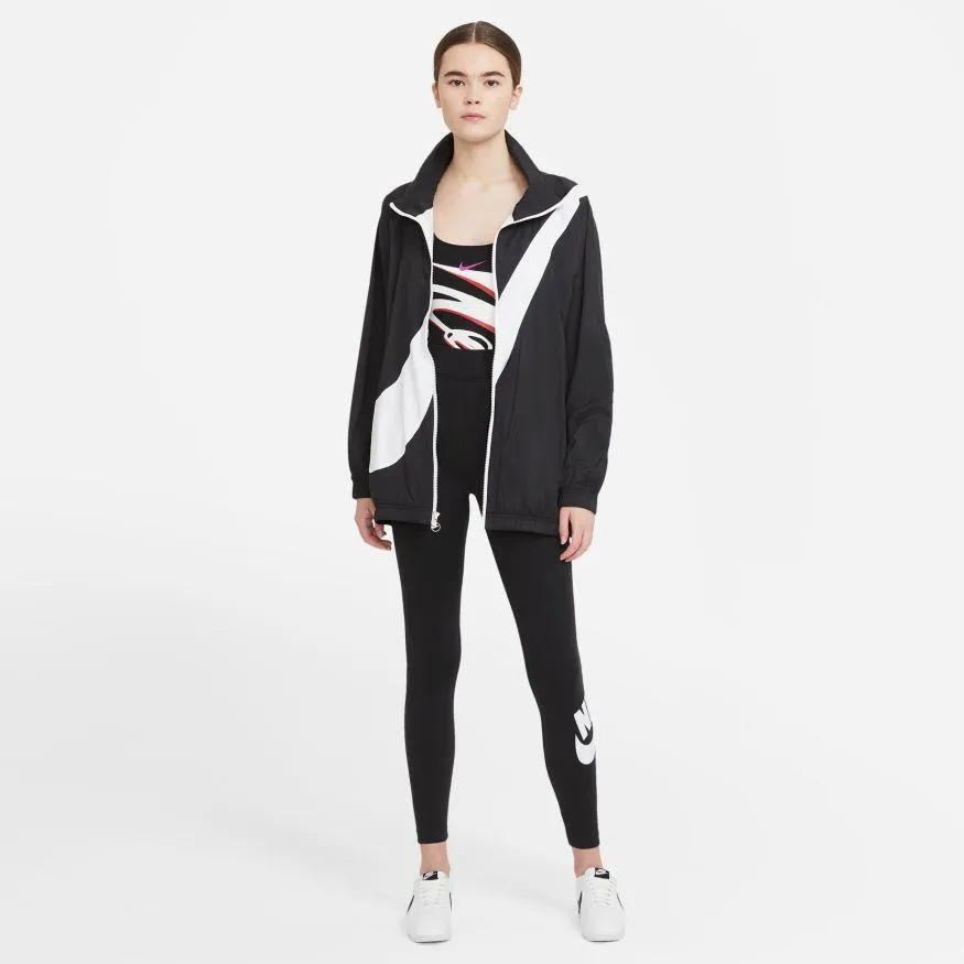 NIKE WOMEN'S HIGH-RISE SPORTSWEAR ESSENTIAL BLACK TIGHTS sold by INSPORT product image thumbnail 3