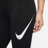 NIKE WOMEN'S SPORTSWEAR SWOOSH BLACK HIGH-RISE TIGHTS sold by INSPORT