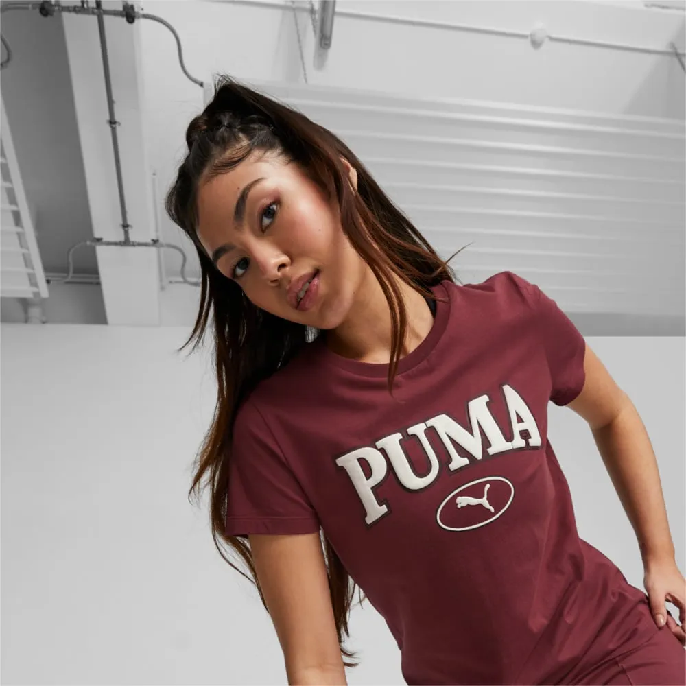 PUMA WOMEN'S SQUAD RED TEE sold by INSPORT