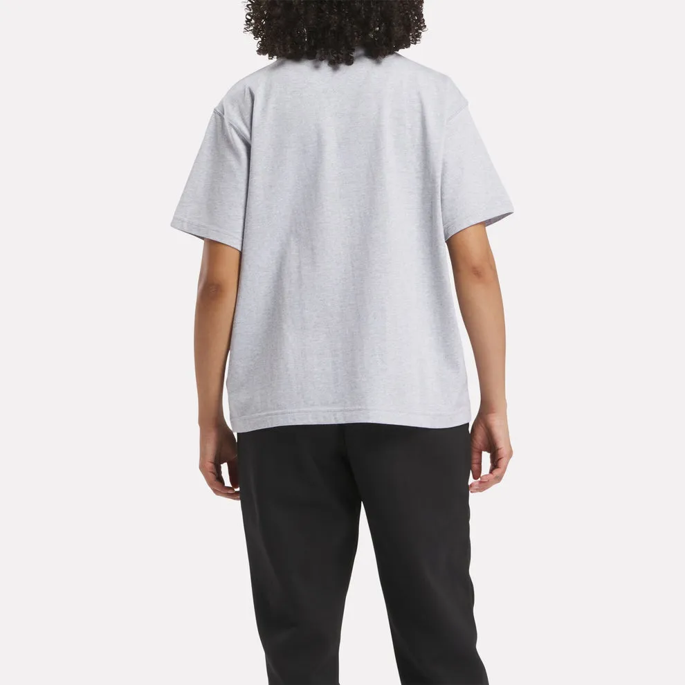 REEBOK WOMEN'S ARCHIVE EVOLUTION GREY TEE sold by INSPORT product image thumbnail 4
