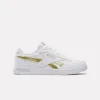 REEBOK WOMEN'S COURT ADVANCE WHITE/GOLD SNEAKER SHOES sold by INSPORT