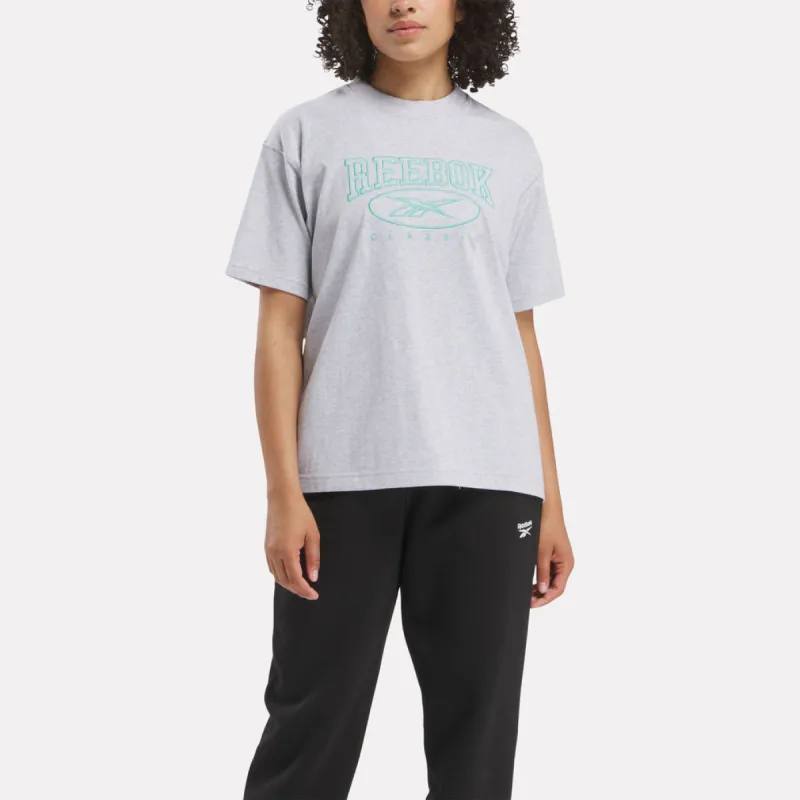 Reebok Women's Archive Evolution Grey Tee sold by INSPORT