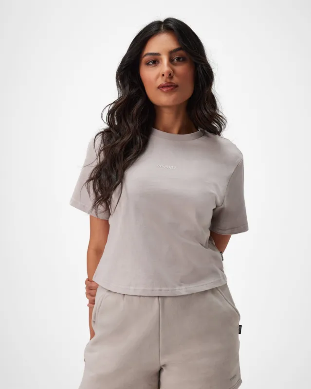 INSPORT WOMENS REMI CROPPED TEE MOON sold by INSPORT