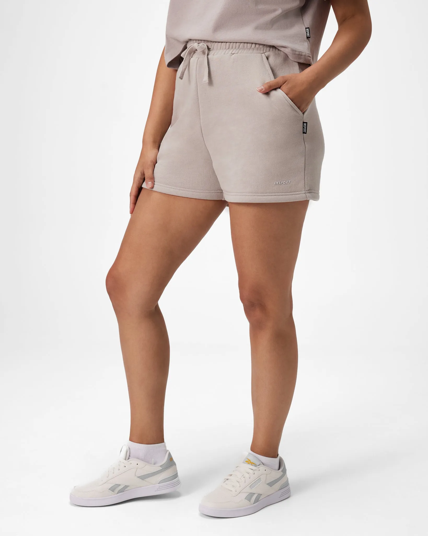 Insport Womens Remi Fleece Short Moon sold by INSPORT