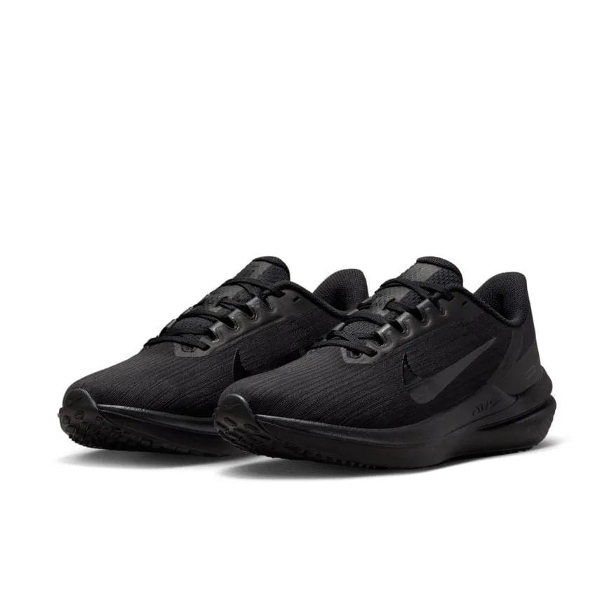 NIKE WOMEN'S AIR WINFLO 9 ROAD RUNNING TRIPLE BLACK SHOES sold by INSPORT product image thumbnail 3