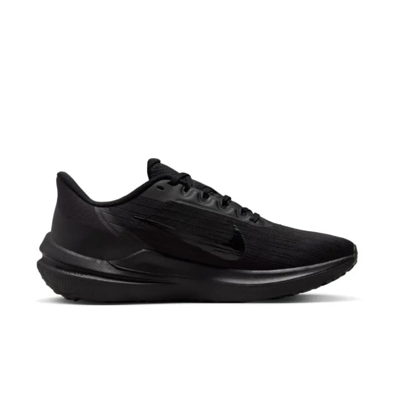 NIKE WOMEN'S AIR WINFLO 9 ROAD RUNNING TRIPLE BLACK SHOES sold by INSPORT