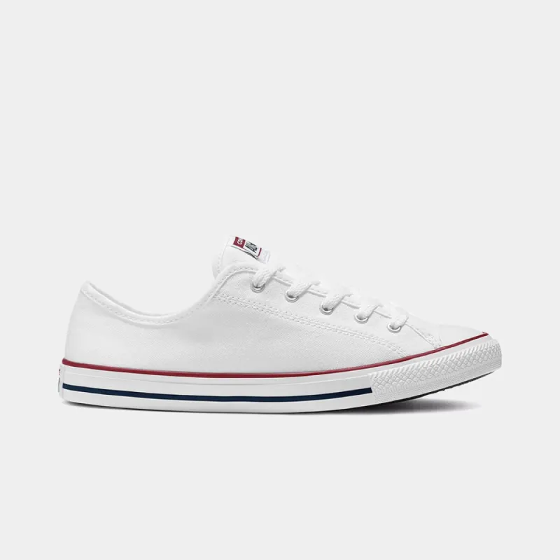 CONVERSE WOMENS CHUCK TAYLOR ALL STAR DAINTY LOW TOP WHITE SHOES sold by INSPORT