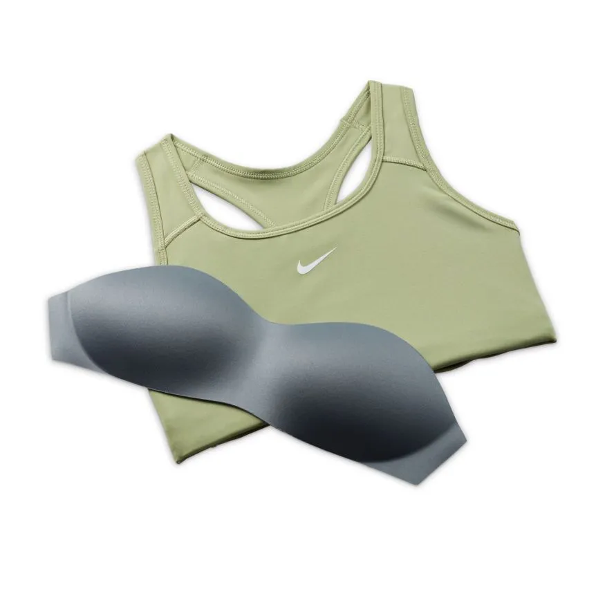 NIKE WOMEN'S SWOOSH MEDIUM-SUPPORT 1-PIECE PAD OLIVE SPORTS BRA sold by INSPORT product image thumbnail 3
