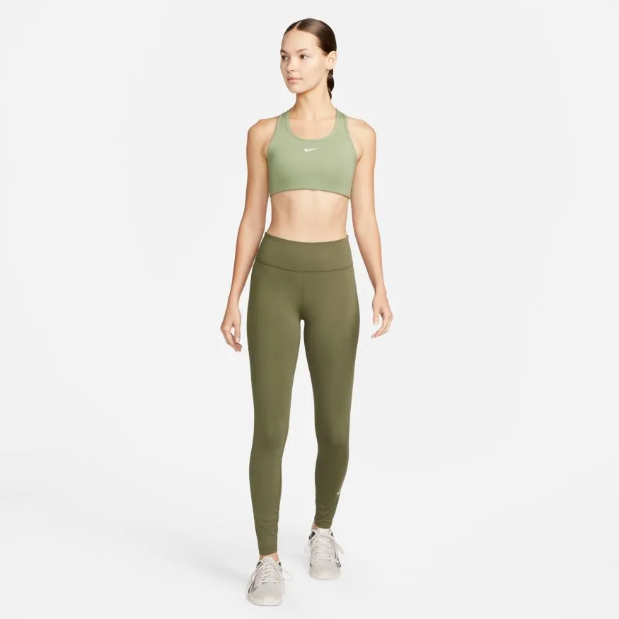 NIKE WOMEN'S SWOOSH MEDIUM-SUPPORT 1-PIECE PAD OLIVE SPORTS BRA sold by INSPORT product image thumbnail 5