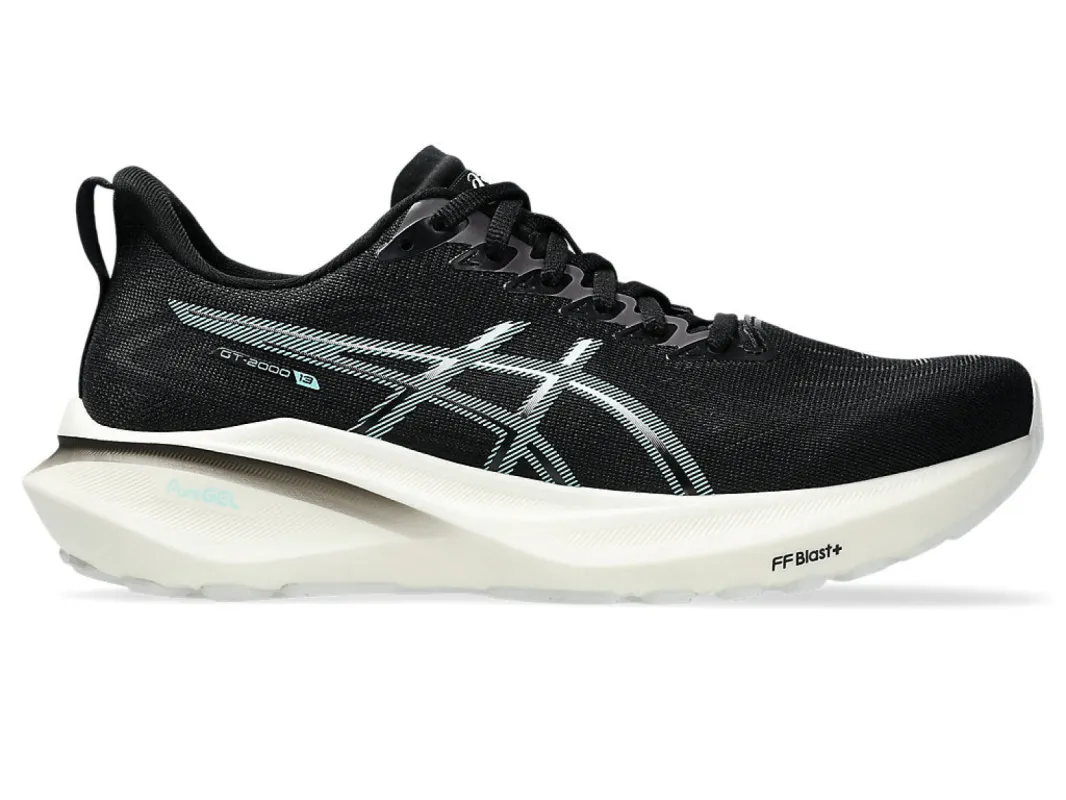 Asics Womens Gt-2000 13 Black/Mint Running Shoes sold by INSPORT