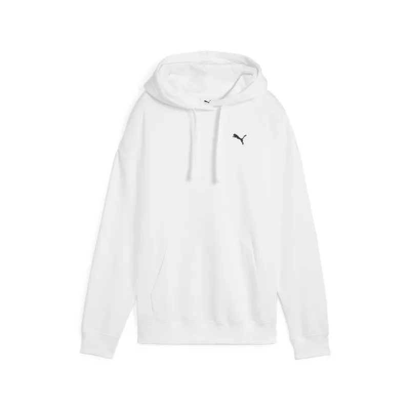 PUMA WOMEN'S SMALL LOGO FLEECE WHITE HOODIE sold by INSPORT