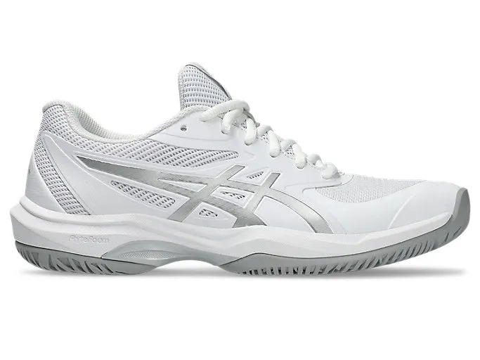 ASICS WOMEN'S GEL GAME 9 WHITE/SILVER NETBALL SHOES sold by INSPORT