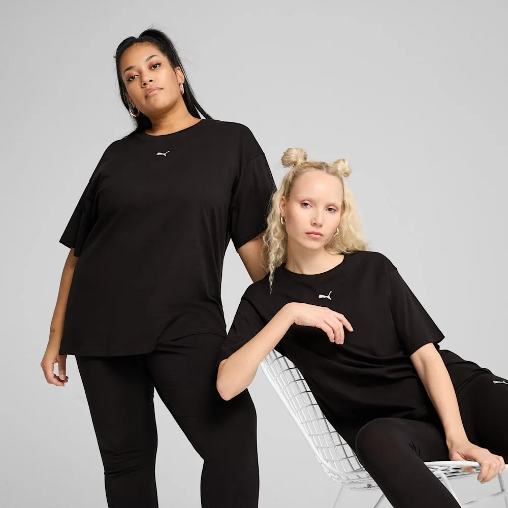 Puma Women's Essentials Relax Black Tee sold by INSPORT