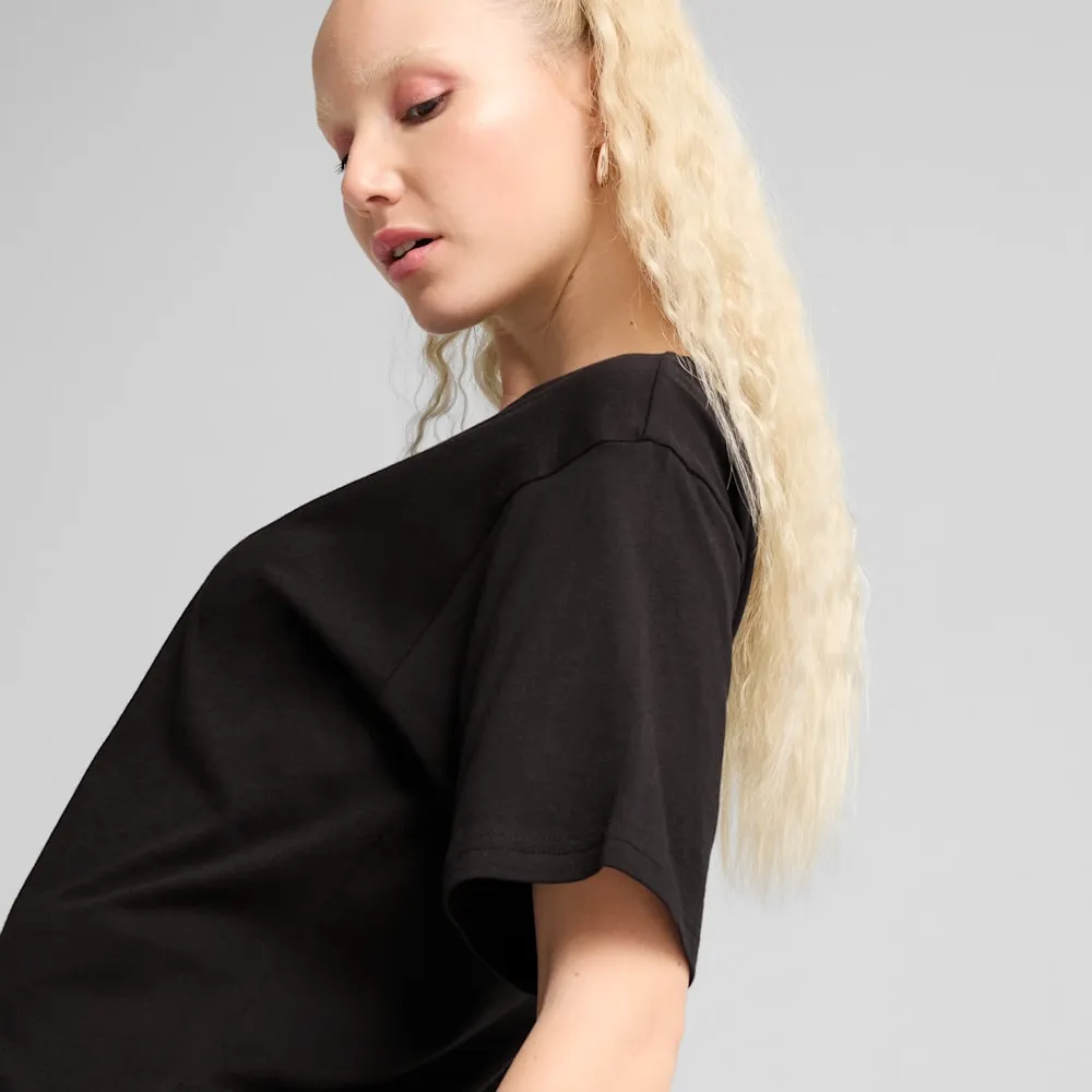 Puma Women's Essentials Relax Black Tee sold by INSPORT product image thumbnail 4