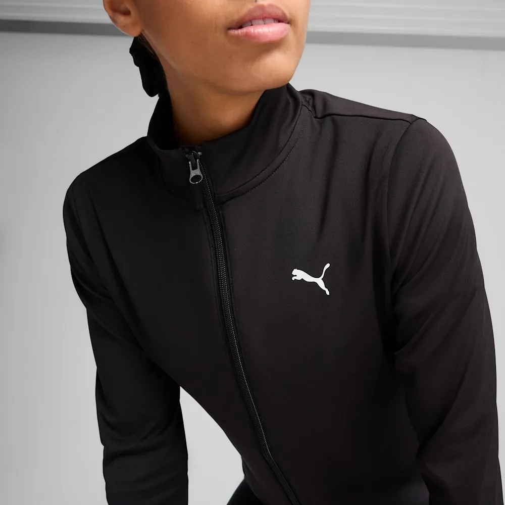 PUMA WOMEN'S STRONG FULL-ZIP BLACK JACKET sold by INSPORT product image thumbnail 3