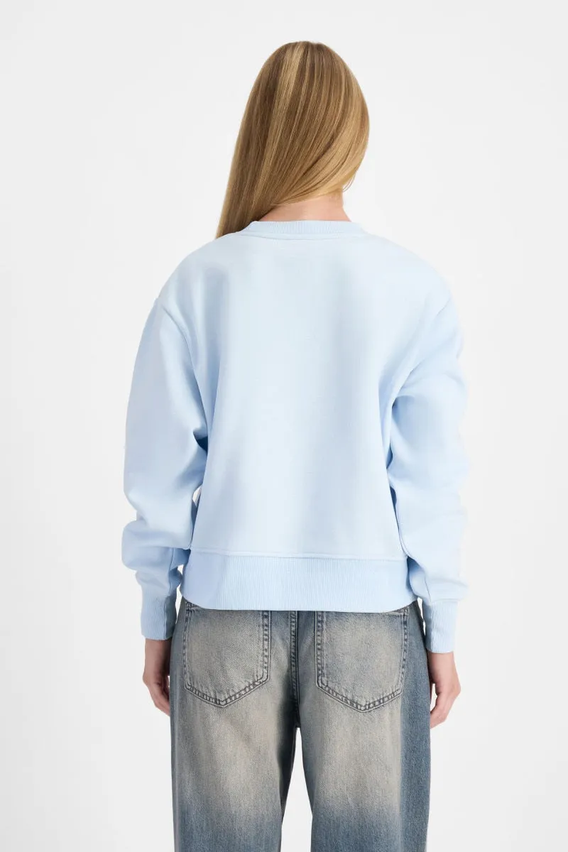 CHAMPION WOMEN'S GRAPHIC CREW BLUE SWEATSHIRT sold by INSPORT product image thumbnail 2