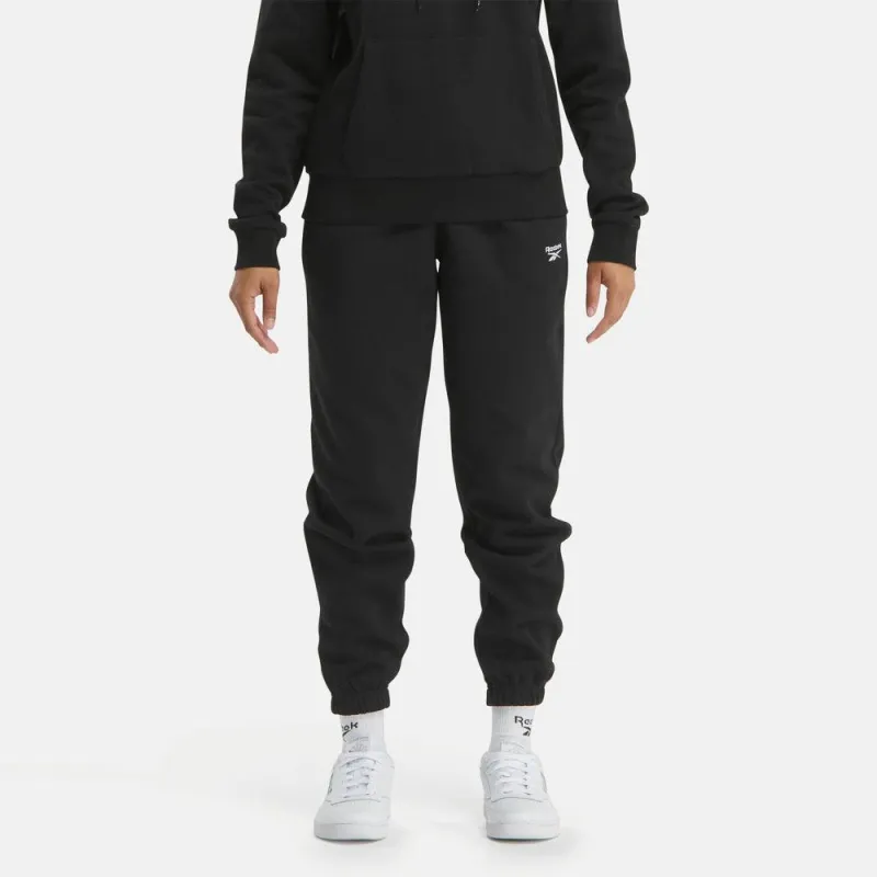 REEBOK WOMEN'S IDENTITY SMALL LOGO BLACK TRACKPANT made by Reebok
