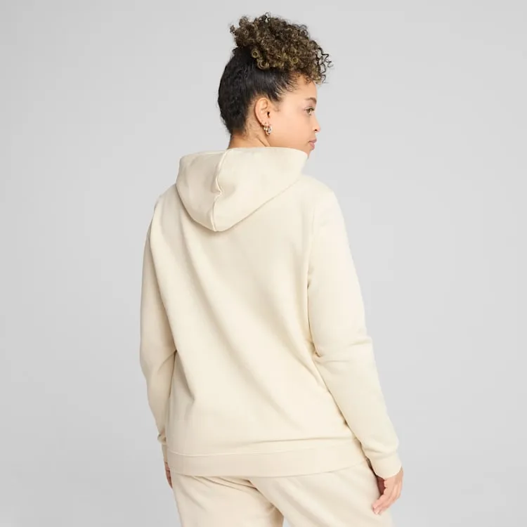 Puma Womens Essential Logo Fleece Hood Beige sold by INSPORT product image thumbnail 5
