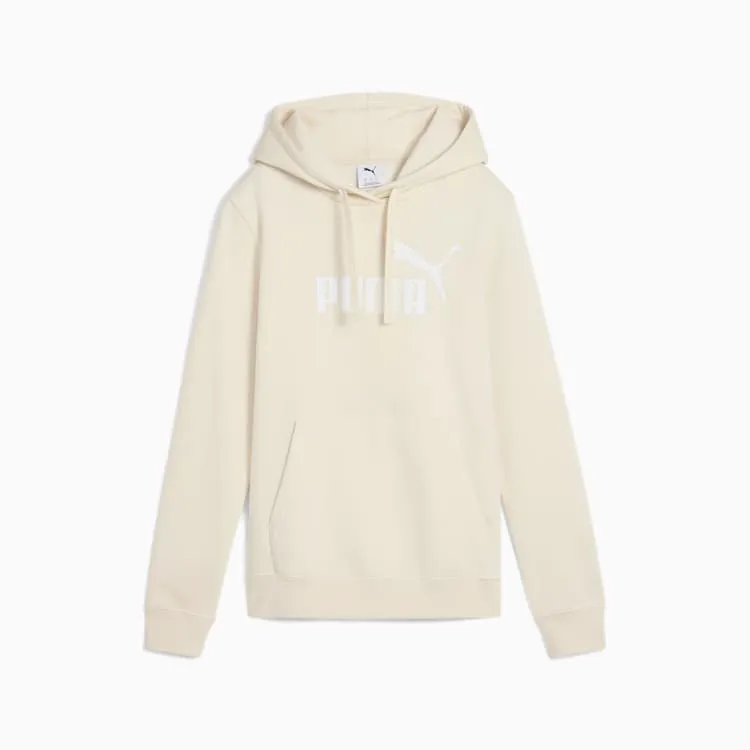 Puma Womens Essential Logo Fleece Hood Beige sold by INSPORT product image thumbnail 2