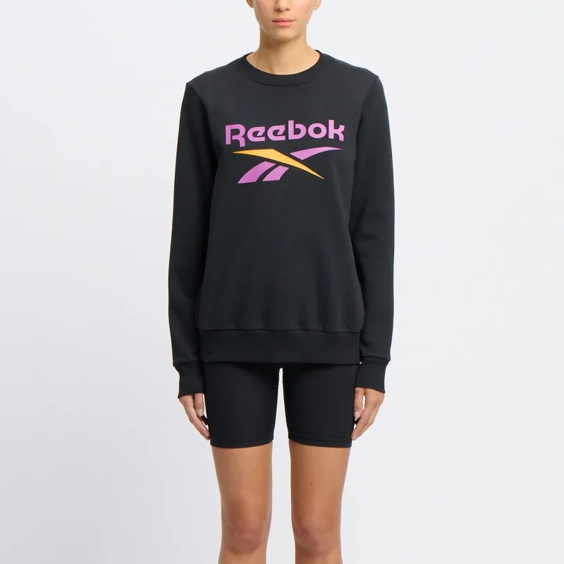 Reebok Women's Identity Big Logo Black Sweatshirt sold by INSPORT
